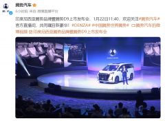 腾势D9正在印尼市场上市 售价约合人平易近币4